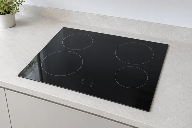 Illustration: electric & induction hob, not a specific brand model