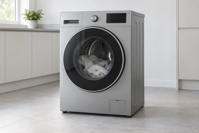 Illustration: washer dryer, not a specific brand model